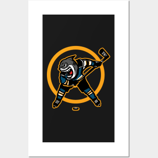 Shark Design San Jose Hockey Posters and Art